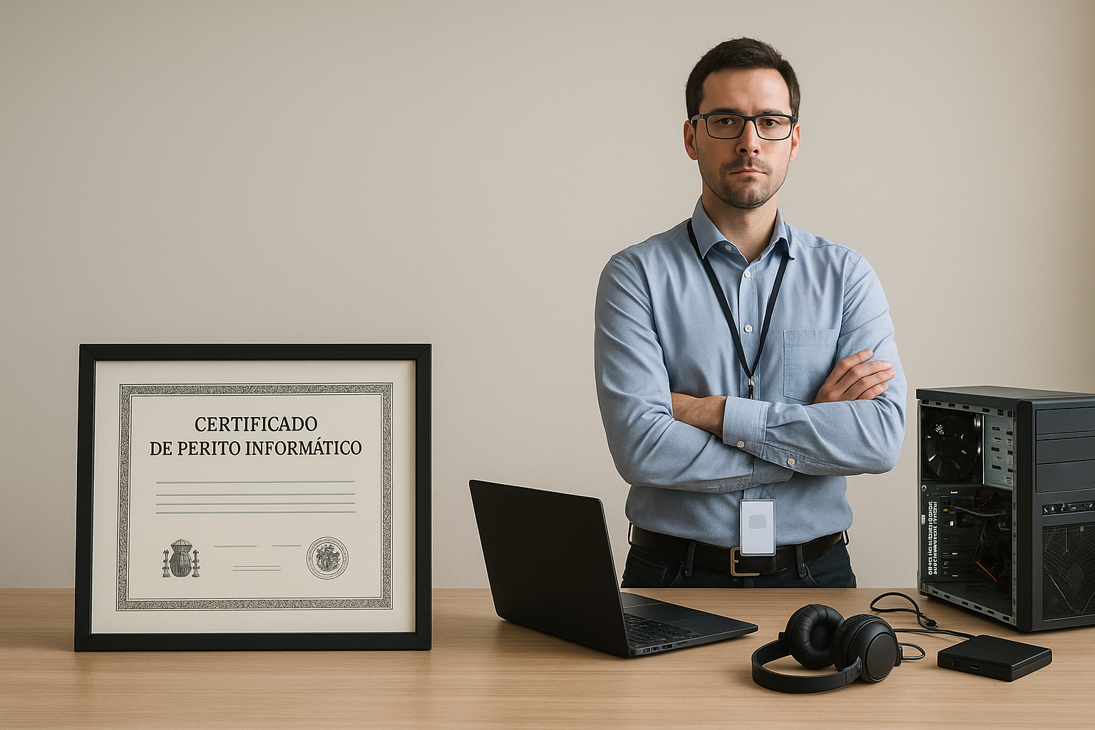 Peritaje informático en España: requisitos legales y cuándo te conviene – Body – certificado de perito informático con sellos oficiales y eq